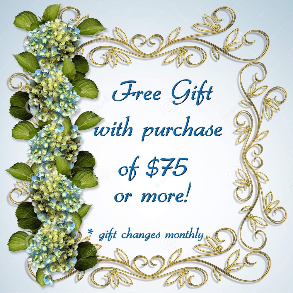 Free gift with purchase $75 or more🎁